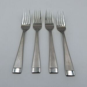 Oneida Stainless Flatware Mercer Dinner Forks (Satin) Frosted 18/0 S/4